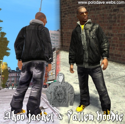 Akoo jacket & Fallen Hoodie